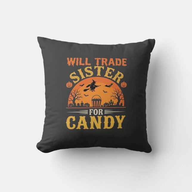 Halloween Godissyster Handelsdesign_1 Kudde (Framsida)