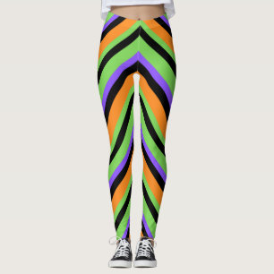 Halloween Godisvirvel Svarta Leggings