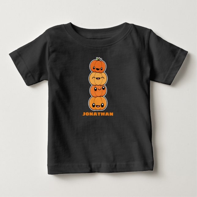Halloween-gods Pumpa T Shirt (Framsida)