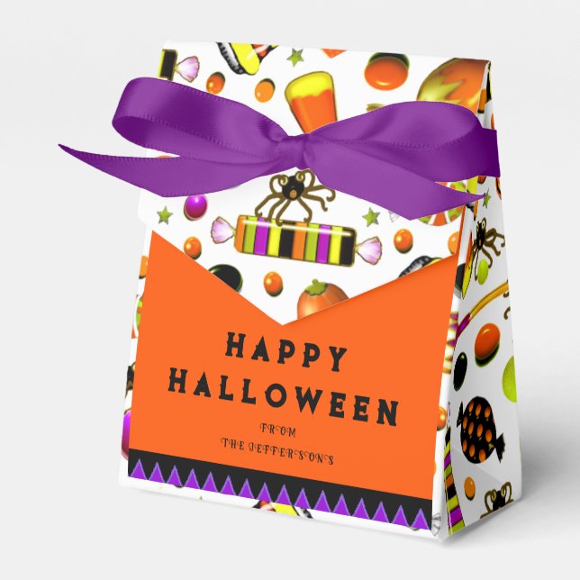 Halloween-godsaker Favor Box Presentaskar (Framsidan Sidan)