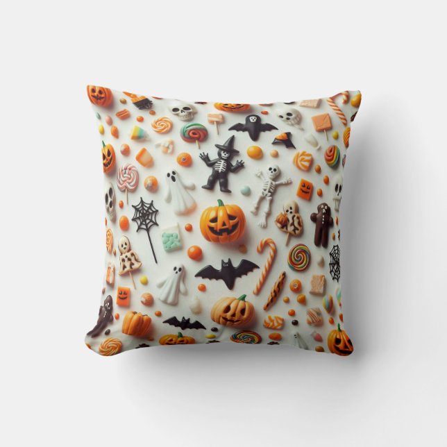 Halloween-godsaker Kudde (Framsida)