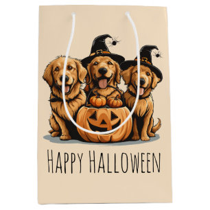 Halloween Golden Retriever Hundar Jack O Lantern