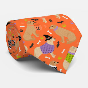 Halloween Golden Retriever Slips