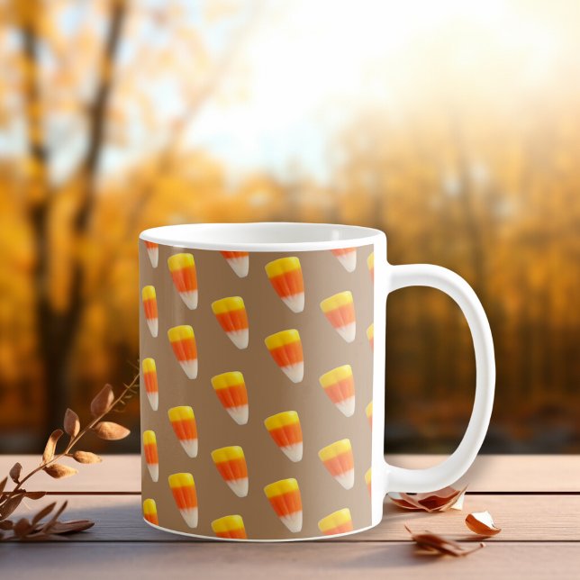 Halloween Goodie Candy corn Kaffemugg (Skapare uppladdad)