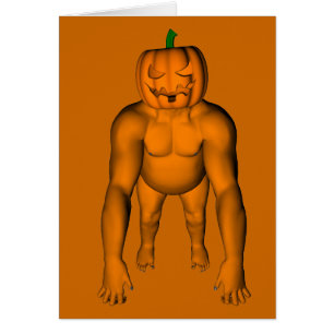 Halloween Gorilla Hälsningskort