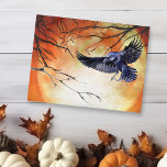 Halloween Goth Raven Kråka Måne Scene Vykort<br><div class="desc">Den här designen har skapats med digitalteknik. Det kan vara personlig genom att klicka på anpassningsknappen och ändra färg, lägga till namn, initialer eller ord. Kontakta mig på colorflowcreations@gmail.com om du vill ha denna design på en annan produkt. Se fler av mina skapelser eller följ mig på www.facebook.com/colorflowcreations, www.instagram.com/colorflowcreations, www.twitter.com/colorflowart...</div>