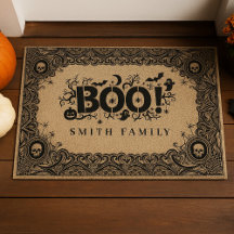 Halloween Gothic Boo med Anpassningsbar Family Nam