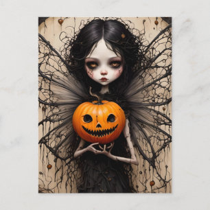 Halloween Gothic Fairy Vykort
