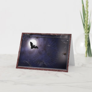 Halloween/Gothic fullt fladdermus-mall Kort