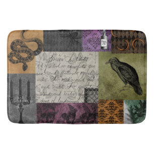 Halloween Gothic Medieval Spooky Apothecary Art Badrumsmatta