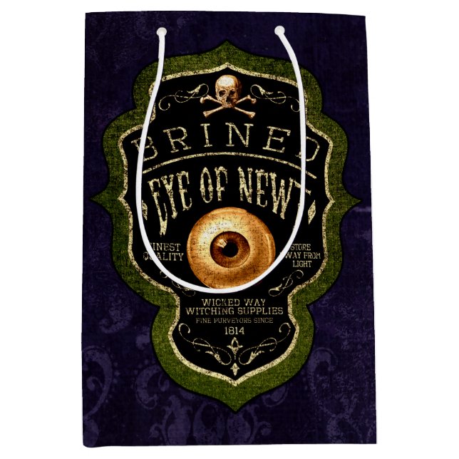 Halloween Gothic Öga av Vintagen Newt Witch (Framsidan)