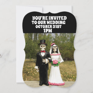 HALLOWEEN GOTHIC WEDDING INVITATIONS PERSONLIG INBJUDNINGAR