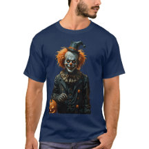 Halloween gotisk skelettklovn med Jack-O-Lanter