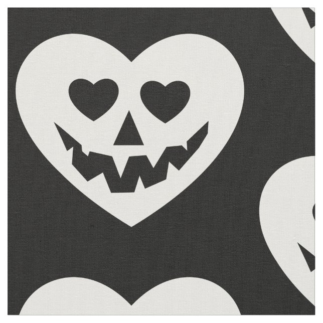 halloween gotisk valentinkräktande hjärtvit tyg (Närbild)
