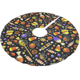 Halloween Gott-eller-Busse-dekoration Julgransmatta Borstad Polyester