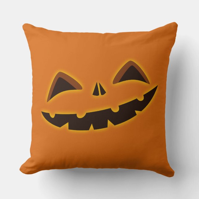 Halloween Gourd-eous Night Kudde (Framsida)