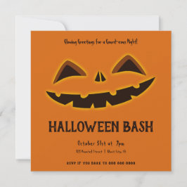 Halloween Gourd-ous-Nattinbjudan Inbjudningar