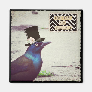 Halloween Grackle Magnet