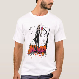 halloween graffiti art anime t shirt