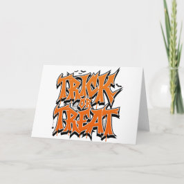 Halloween Graffiti Kort