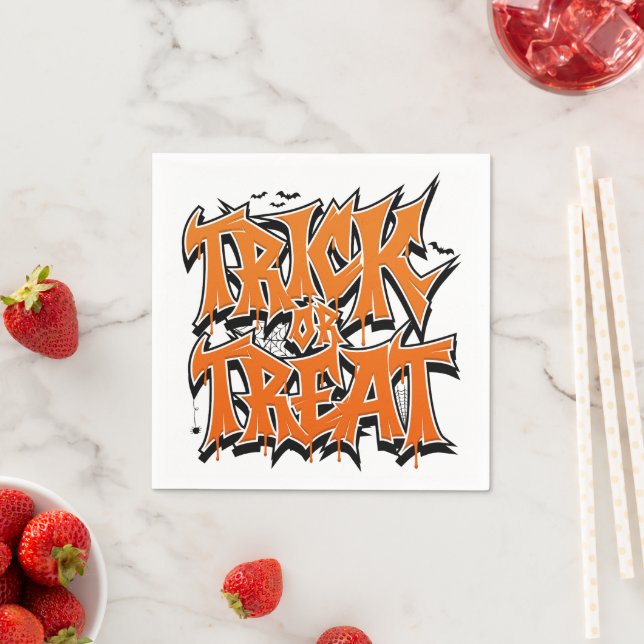 Halloween Graffiti Pappersservett (Insitu)