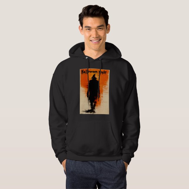 Halloween-grafik - 1960-talet Poster Vibes Hoodie (Hel framsida)