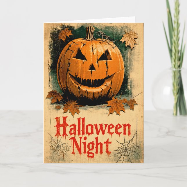 Halloween-grafik – 1960-talsinspirerad serie kort (Framsida)