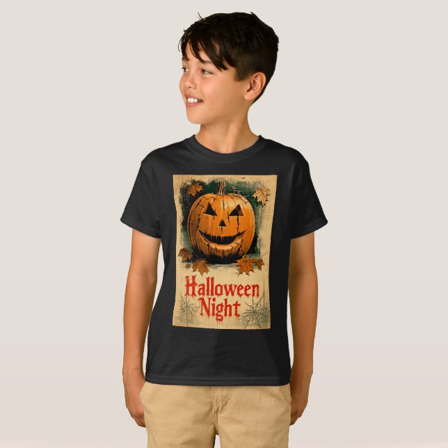 Halloween-grafik – 1960-talsinspirerad serie t shirt (Hel framsida)