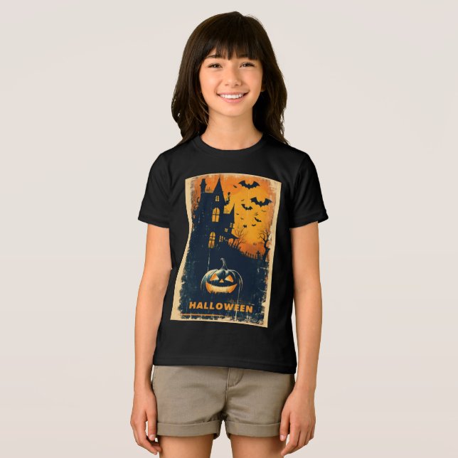 Halloween-grafik - Begränsad Edition-teckning T Shirt (Framsida Full)