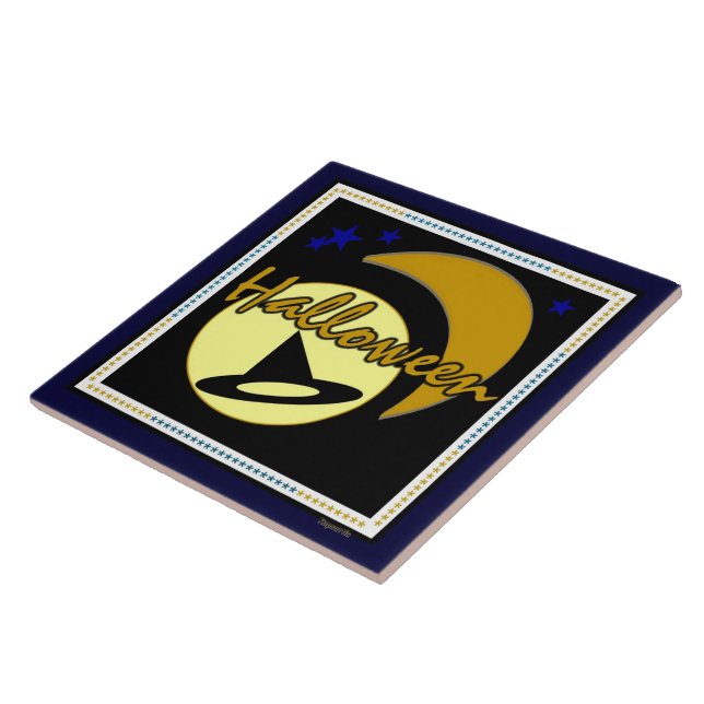 Halloween-grafik Kakelplatta (Sidan)