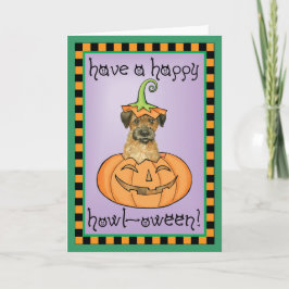 Halloween Gräns Terrier Kort