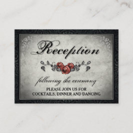 Halloween-Grått- och Black Matching-mottagningskor Tilläggskort