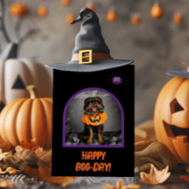 Halloween Grattis på födelsedagen-kort Kort