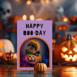 Halloween Grattis på födelsedagen-kort Kort