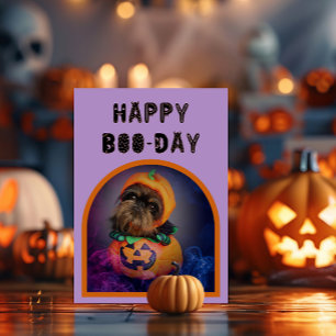 Halloween Grattis på födelsedagen-kort Kort
