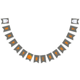 Halloween Grattis på födelsedagen Vimplar