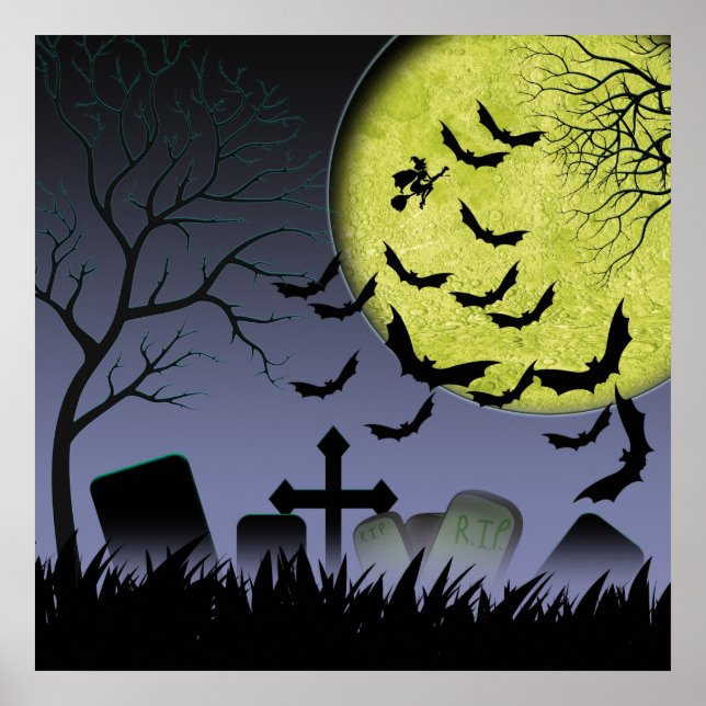 Halloween Grave Poster (Framsidan)