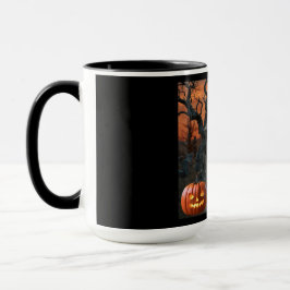Halloween gravestone humor ’D Compose’ Mugg