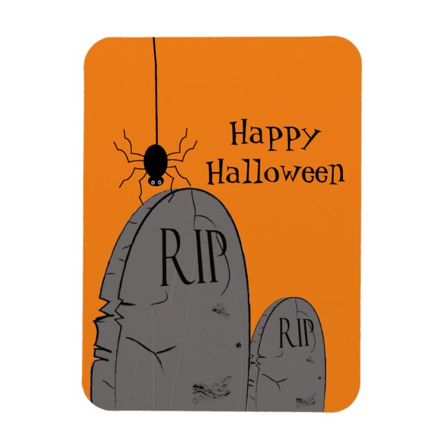 Halloween gravestones flexibla magnet (Vertikal)