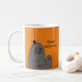 Halloween gravestones mugg