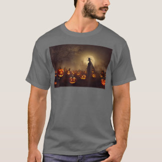 Halloween Graveyard på natten Ghoul på Cem T Shirt