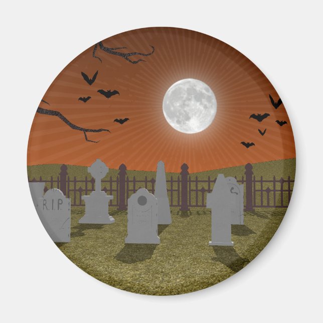 Halloween: Graveyard Scene: Magnet (Framsidan)