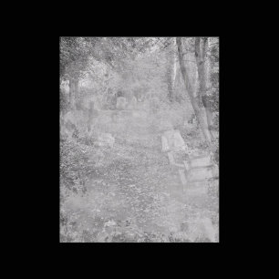 Halloween Graveyard Scrapbook Papper