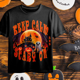Halloween graveyard söt Ghost och Jack-O-Lanternor T Shirt