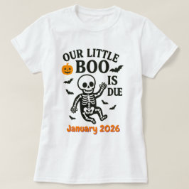 Halloween Gravid Baby-aviseringsstart förfaller T Shirt