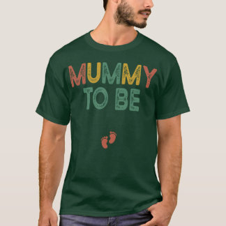 Halloween-gravid kan vara retro t shirt
