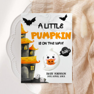 Halloween Gravid-meddelande Julkort