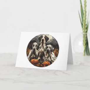 Halloween Great dane Hundar Jack o lantern Kort