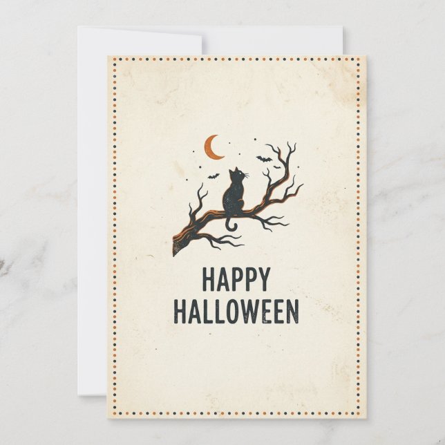 Halloween Greeting Cards Kort (Framsida)