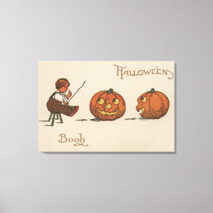 Halloween GreetingBook Canvastryck